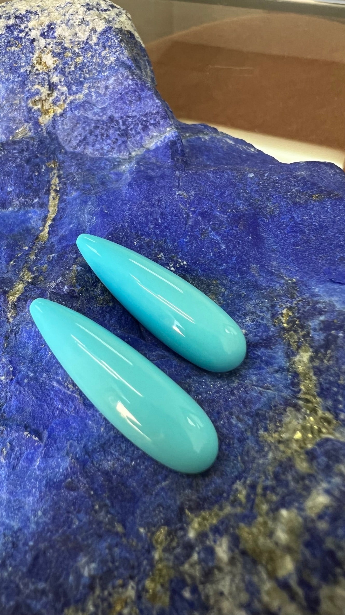 Sleeping Beauty Turquoise drops (stabilized)
